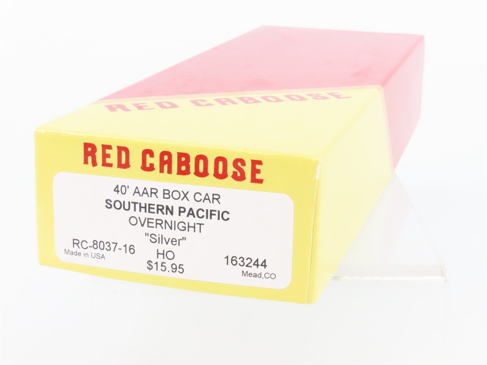 HO Scale Red Caboose Kit RC-8037-16 SP Southern Pacific 40' Box Car #163244