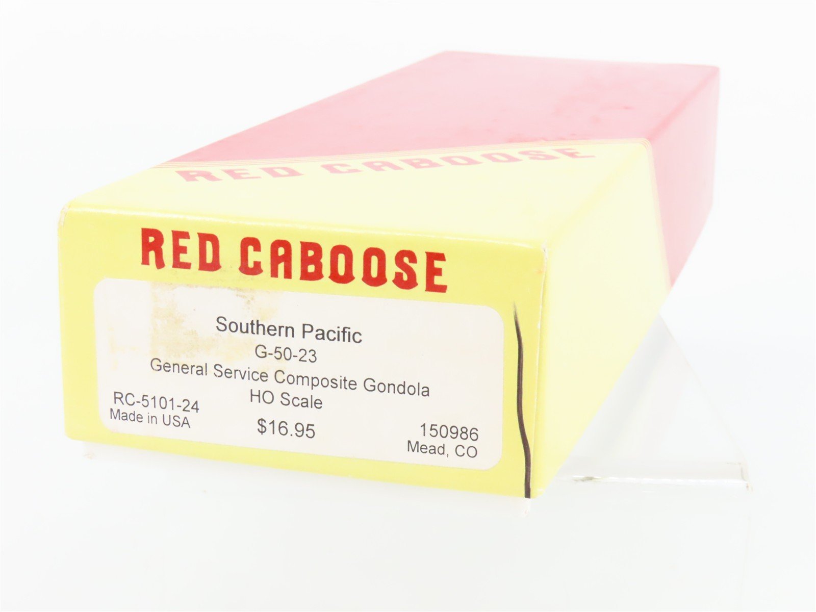 HO Scale Red Caboose Kit RC-5101-24 SP Southern Pacific Railroad Gondola #150986