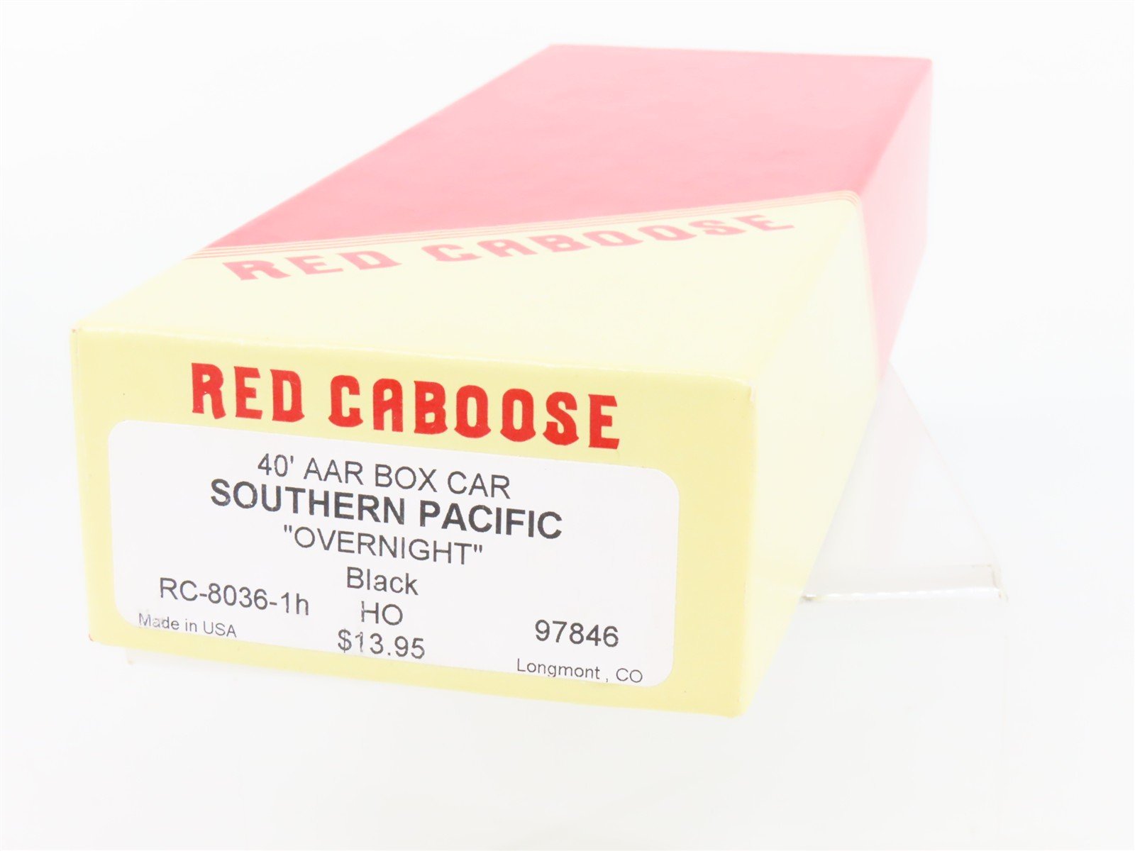 HO Scale Red Caboose Kit RC-8036-1h SP Southern Pacific 40' Box Car #97846