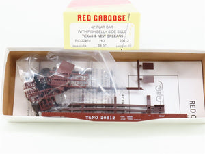 HO Scale Red Caboose Kit RC-2247d T&NO Texas & New Orleans 42' Flat Car #20612
