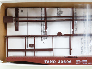 HO Scale Red Caboose Kit RC-2247b T&NO Texas & New Orleans 42' Flat Car #20606