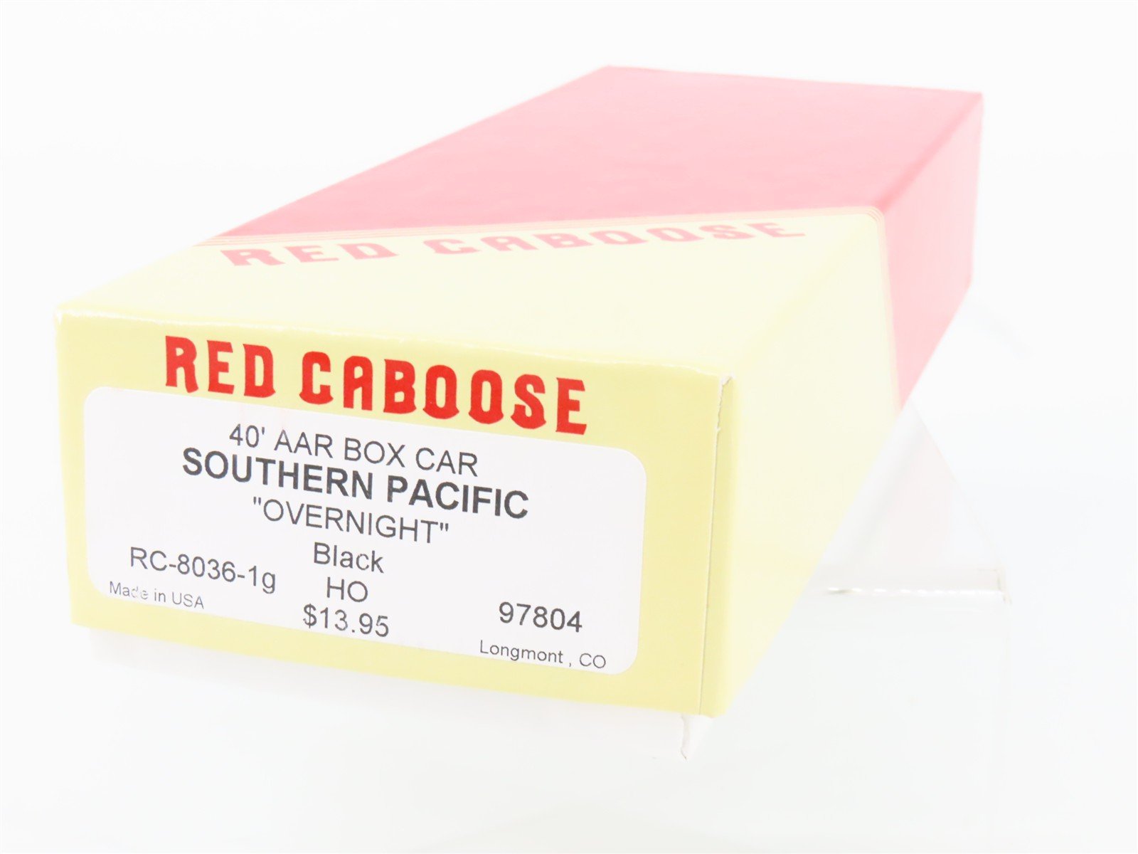 HO Scale Red Caboose Kit RC-8036-1g SP Southern Pacific 40' Box Car #97804