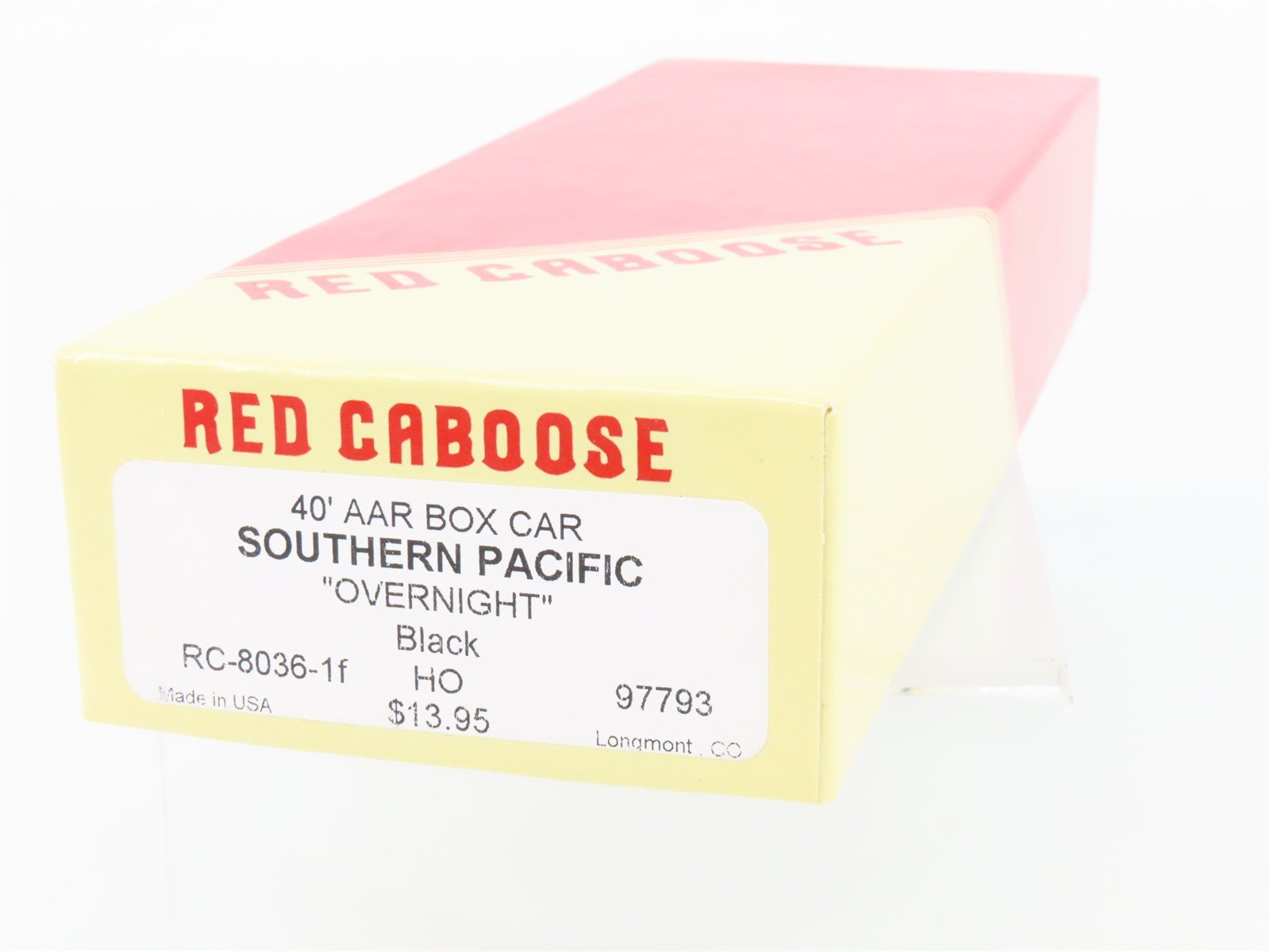 HO Scale Red Caboose Kit RC-8036-1f SP Southern Pacific 40' Box Car #97793