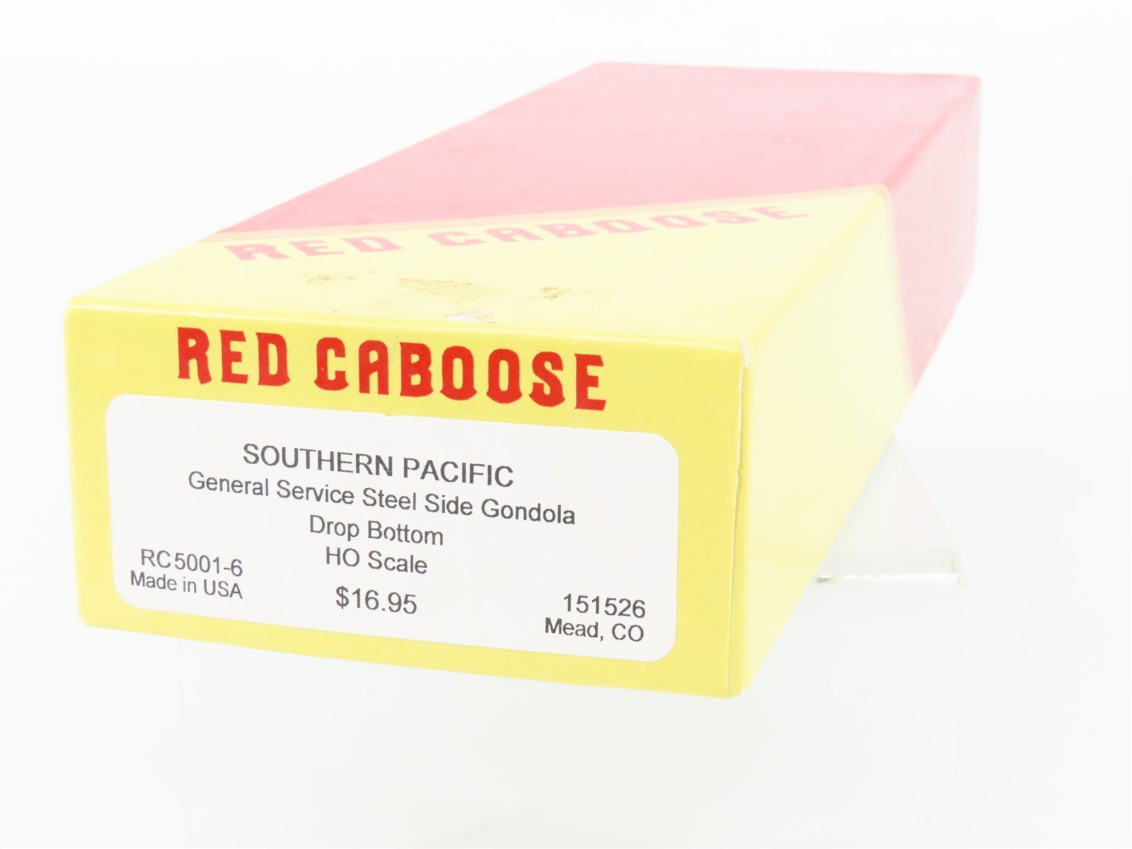 HO Red Caboose Kit RC5001-6 SP Southern Pacific Drop Bottom Gondola #151526