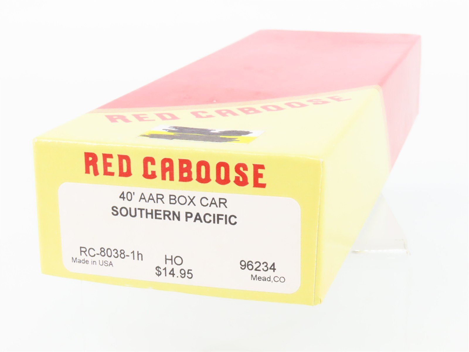 HO Scale Red Caboose Kit RC-8038-1h SP Southern Pacific 40' Box Car #96234
