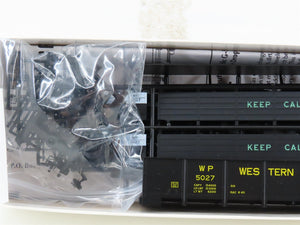 HO Scale Red Caboose Kit RC-5201-3 WP Western Pacific Drop Bottom Gondola #5027