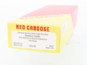 HO Scale Red Caboose Kit RC-5201-3 WP Western Pacific Drop Bottom Gondola #5027