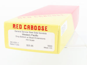 HO Scale Red Caboose Kit RC-5201-1 WP Western Pacific Drop Bottom Gondola #5003