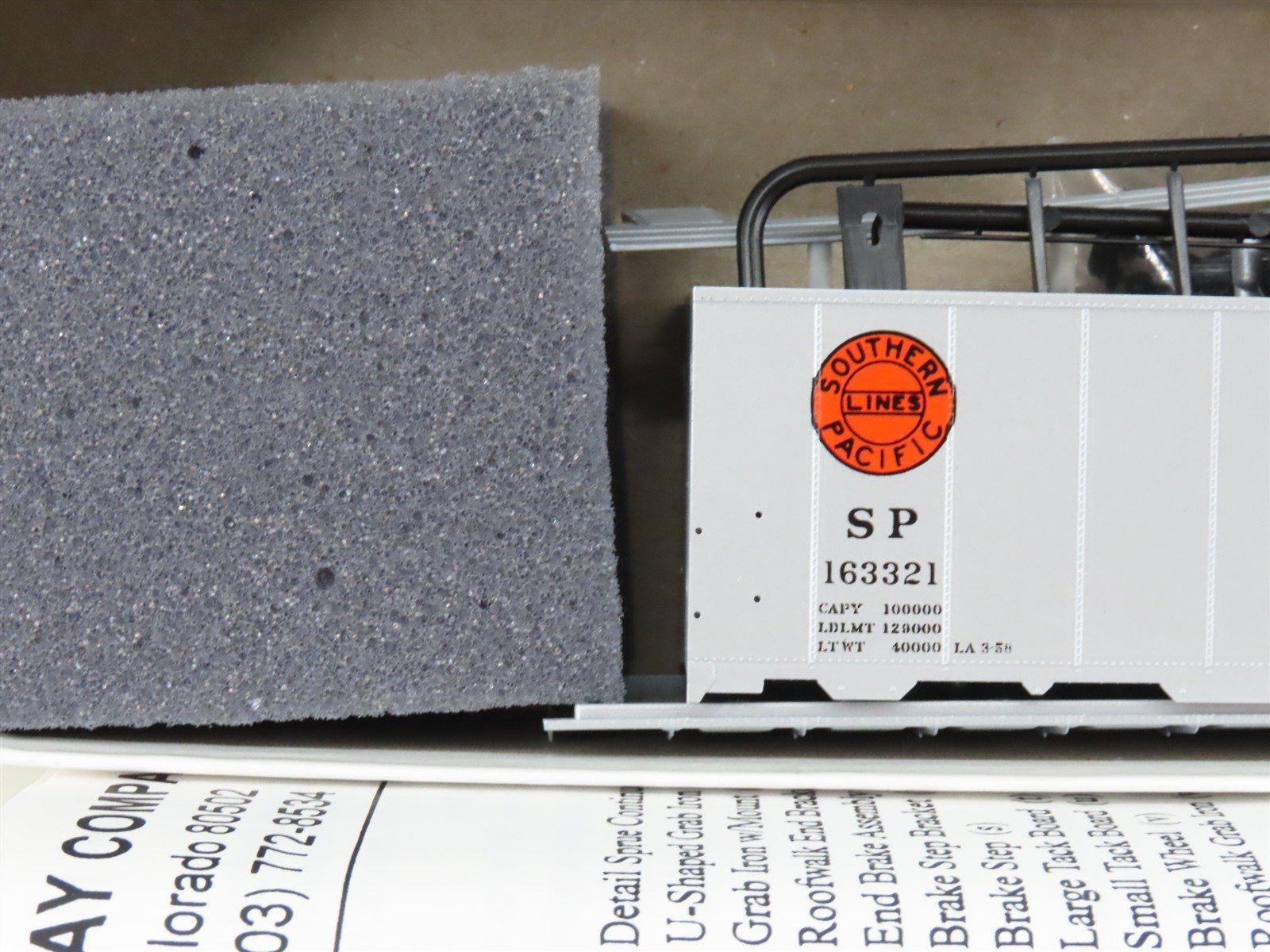 HO InterMountain Kit 40732-11 SP Southern Pacific Overnights Box Car #163321