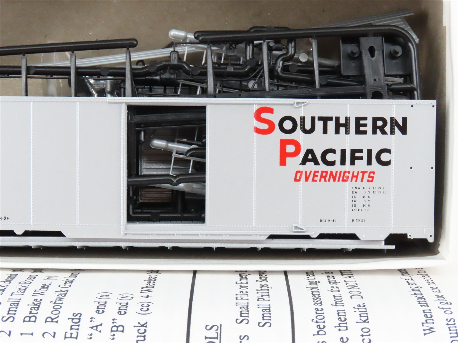 HO InterMountain Kit 40732-11 SP Southern Pacific Overnights Box Car #163321