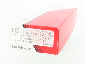 HO Scale InterMountain Kit 41102-17 SFRD Santa Fe El Capitan Reefer #35738