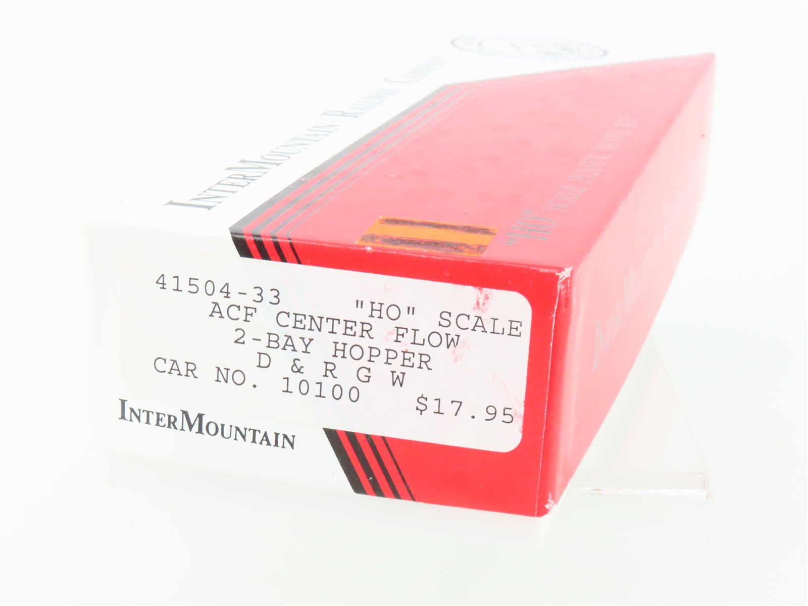 HO Scale InterMountain Kit 41504-33 D&RGW Rio Grande 2-Bay Hopper #10100