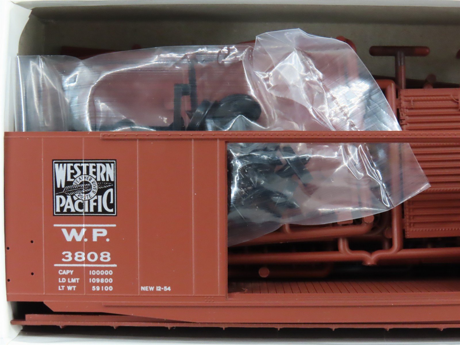 HO Scale InterMountain Kit 40603-05 WP Western Pacific 50' Box Car #3808