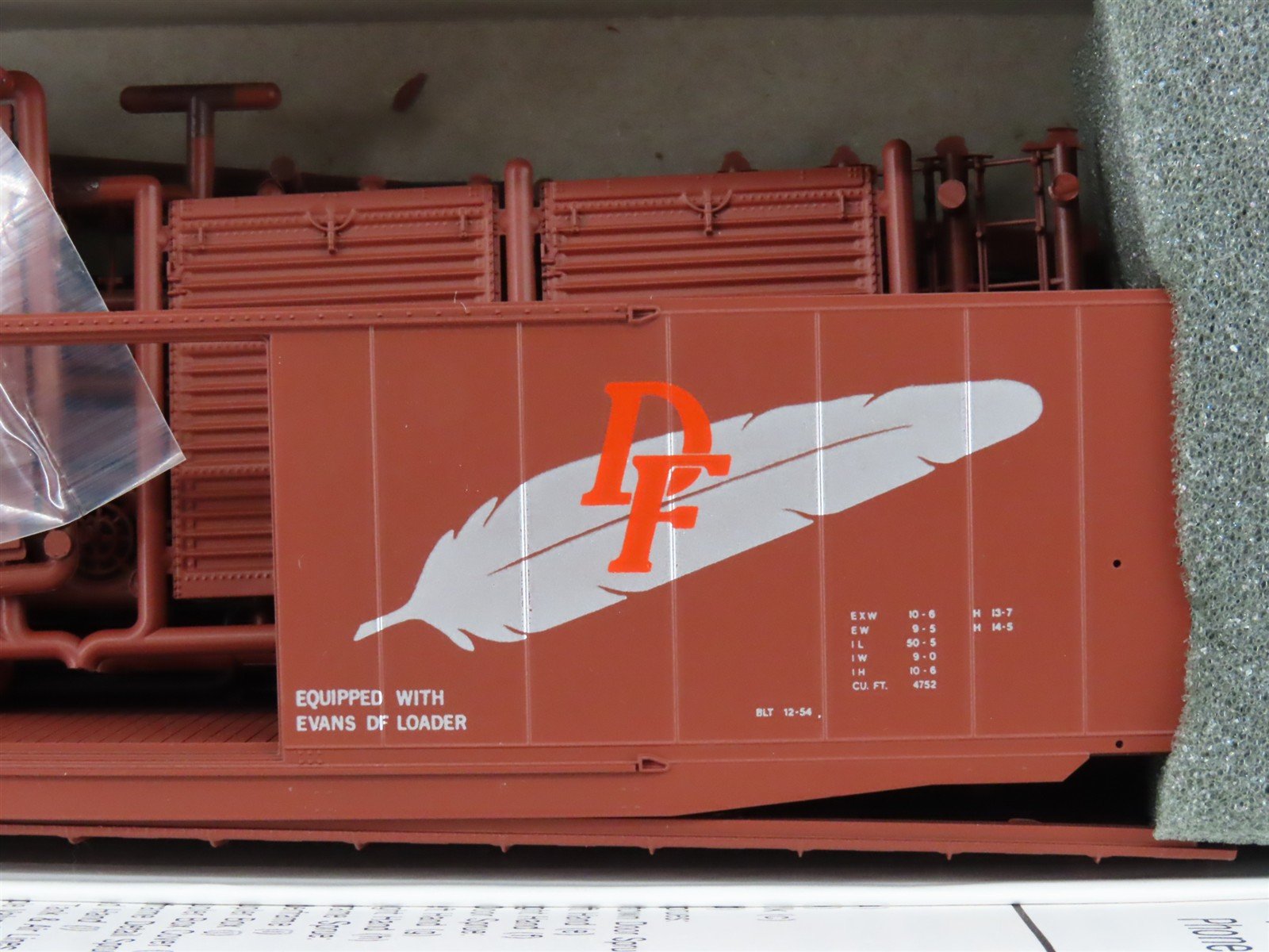 HO Scale InterMountain Kit 40603-05 WP Western Pacific 50' Box Car #3808