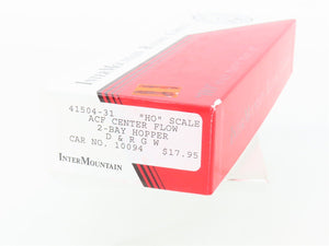 HO Scale InterMountain Kit 41504-31 D&RGW Rio Grande 2-Bay Hopper #10094