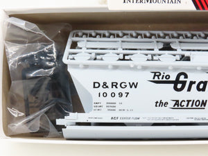HO Scale InterMountain Kit 41504-32 D&RGW Rio Grande 2-Bay Hopper #10097