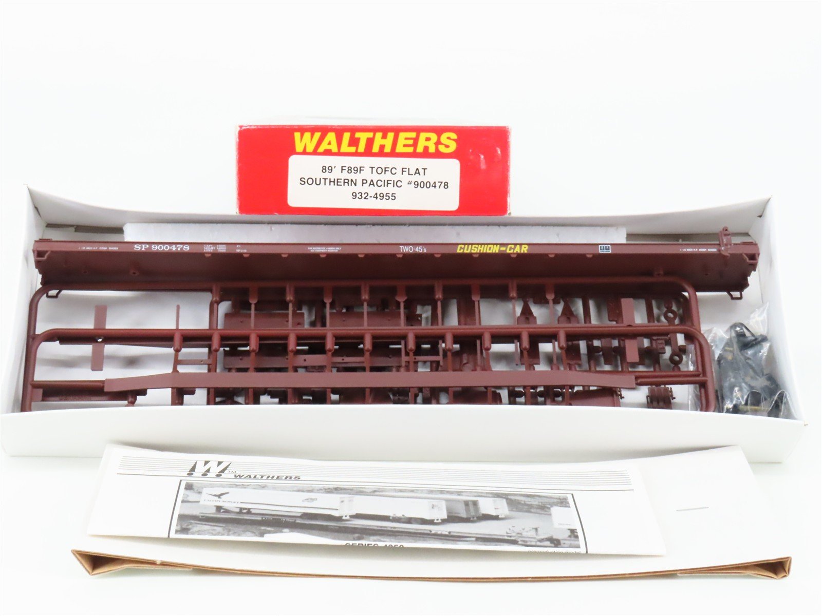 HO Scale Walthers Kit 932-4955 SP Southern Pacific 89' TOFC Flat Car #900478