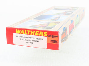 HO Scale Walthers Kit 932-4801 TTGX Rio Grande 89' Auto Carrier #158349 - Sealed