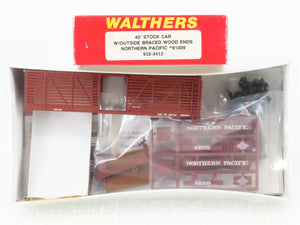 HO Scale Walthers Kit 932-3412 NP Northern Pacific 40' Stock Car #81009 - Sealed