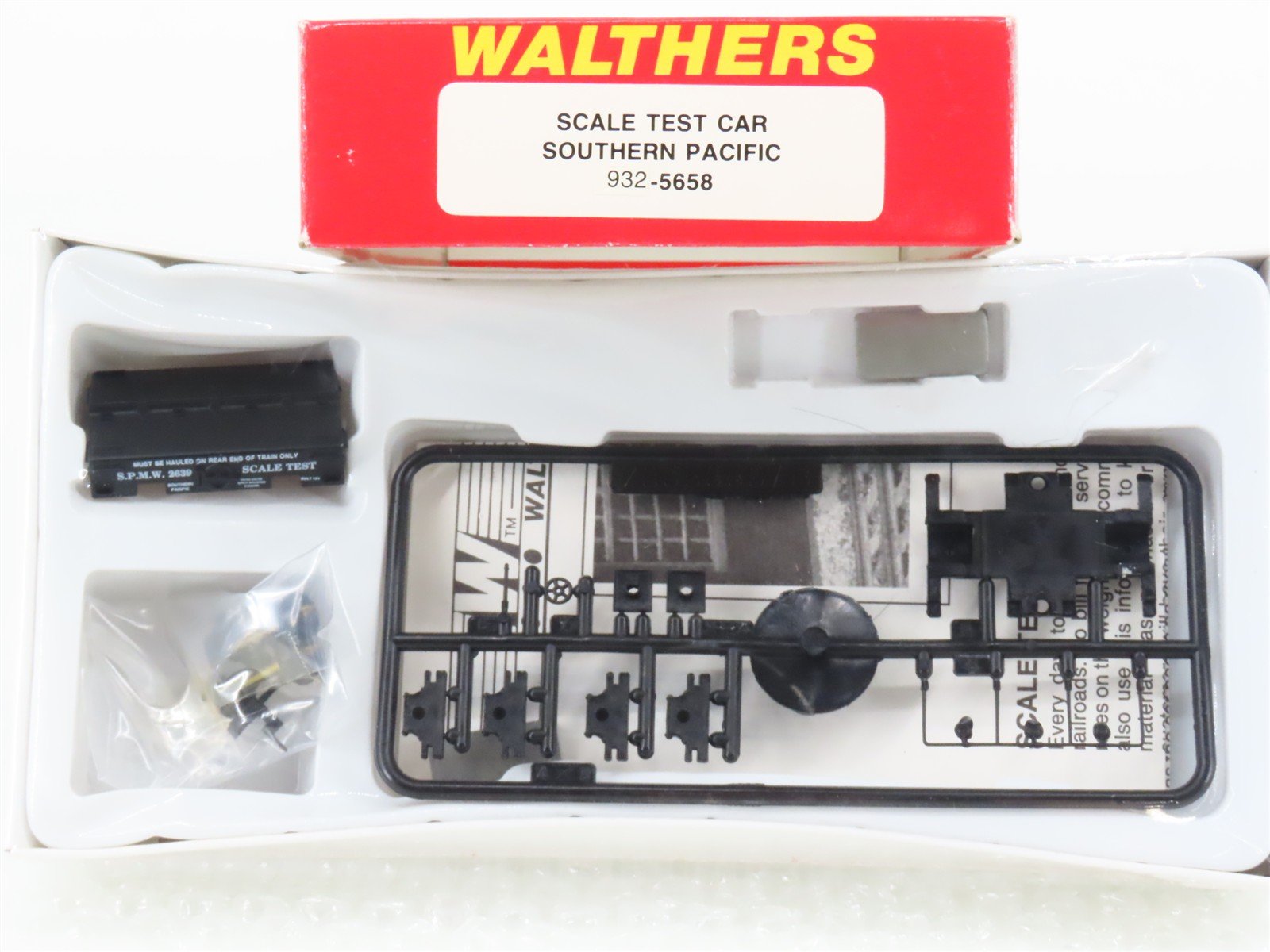 HO Scale Walthers Kit 932-5658 SPMW Southern Pacific Scale Test Car #2639 Sealed