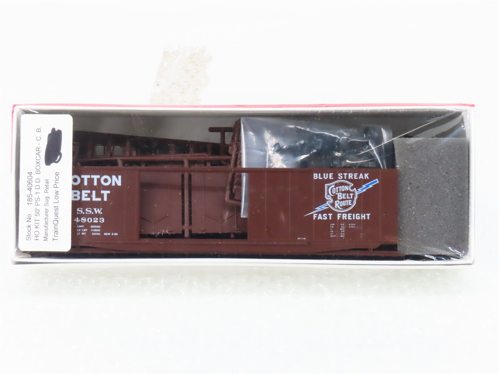 HO InterMountain Kit 40604-05 SSW Cotton Belt Route 50' Box Car #48023 -Sealed