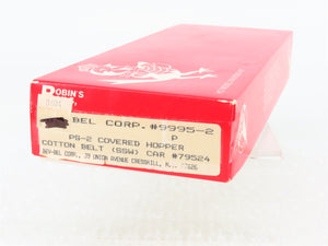 HO Robin's Rails Bev-Bel Kit 9995-2 SSW Cotton Belt 3-Bay Covered Hopper #79524