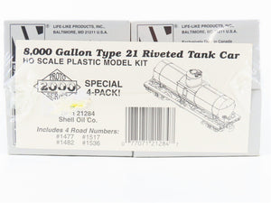 HO PROTO 2000 Kit 21284 SCCX Shell Oil Co. Single Dome Tank Car 4-Pack Sealed