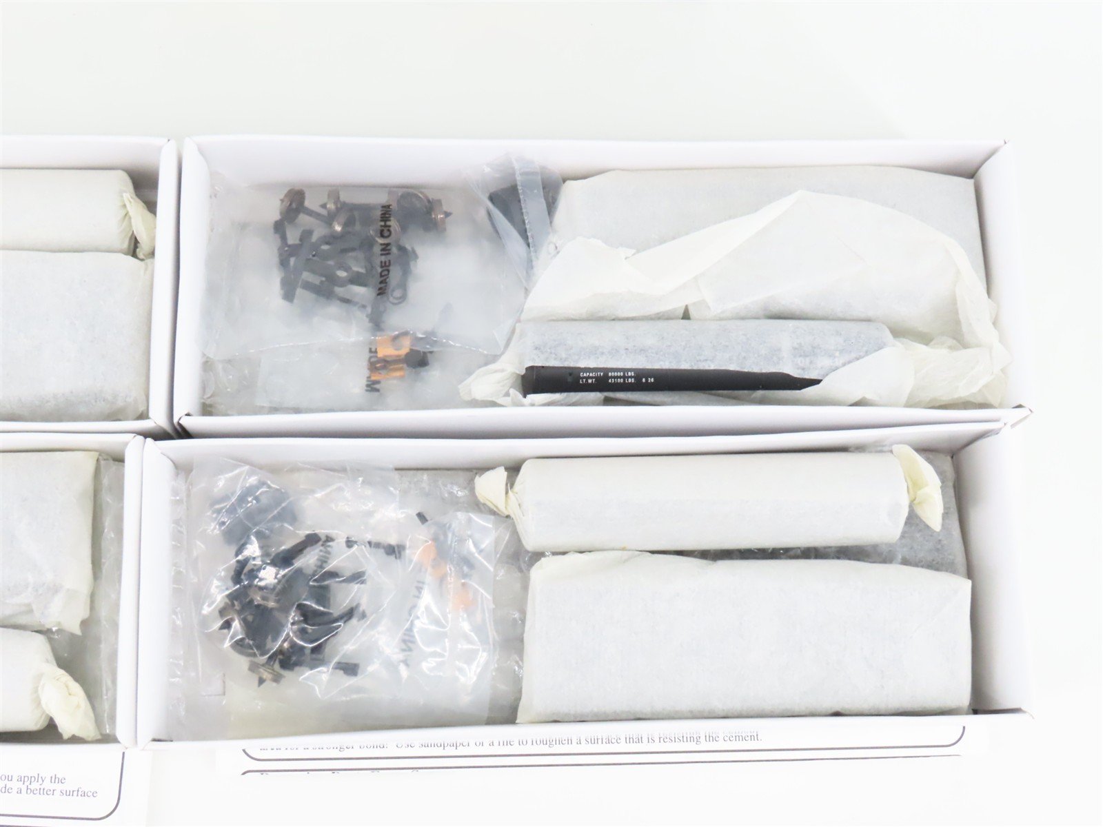 HO Scale PROTO 2000 Kit 21287 UOCX Union Oil Co. Single Dome Tank Car 4-Pack