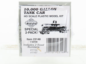 HO PROTO 2000 Kit 23148 TWOX Tidewater 10,000 Gallon Tank Car 2-Pack Sealed