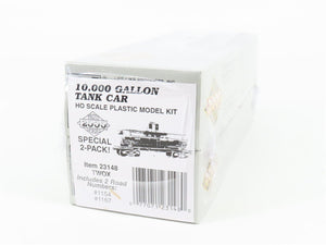 HO PROTO 2000 Kit 23148 TWOX Tidewater 10,000 Gallon Tank Car 2-Pack Sealed