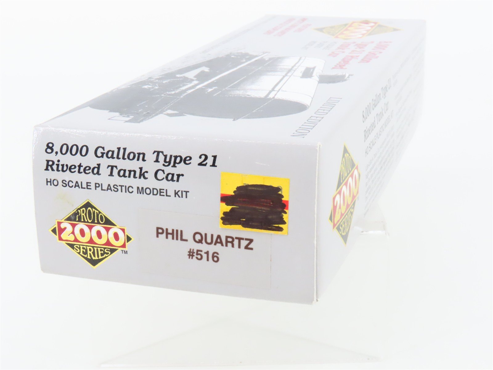 HO Scale PROTO 2000 Kit PQX Philadelphia Quartz Co. Single Dome Tank Car #516