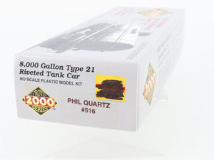 HO Scale PROTO 2000 Kit PQX Philadelphia Quartz Co. Single Dome Tank Car #516
