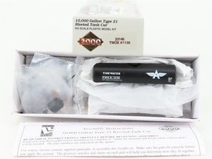 HO PROTO 2000 Kit 23146 TWOX Tidewater 10,000 Gallon Single Dome Tank Car #1136