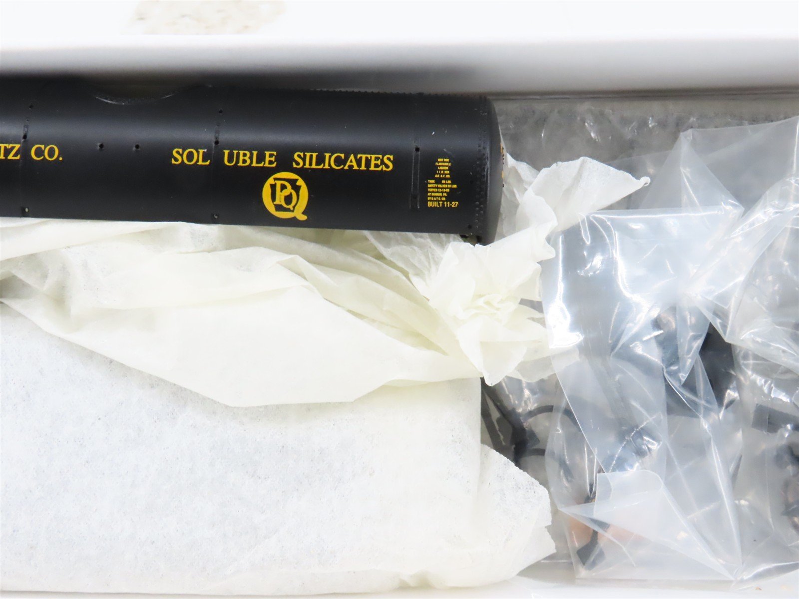 HO PROTO 2000 Kit PQX Philadelphia Quartz 8,000 Gallon Single Dome Tank Car #514
