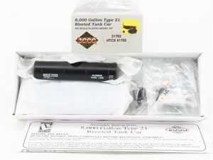 HO Scale PROTO 2000 Kit 21762 HTCX Harbor Tank Line 8,000 Gallon Tank Car #1702