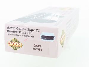 HO Scale PROTO 2000 Kit GATX 8,000 Gallon Single Dome Tank Car #50984
