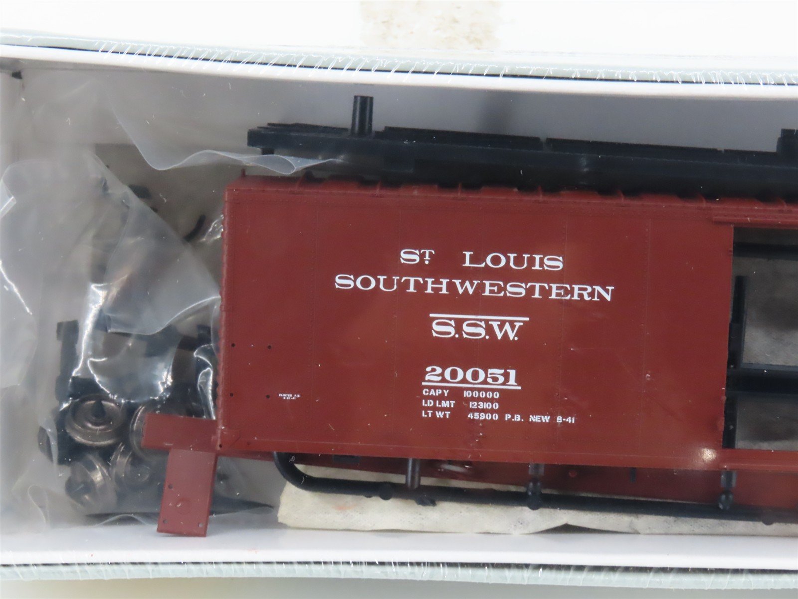 HO PROTO 2000 Kit 21795 SSW Cotton Belt 50' Single Door Box Car #20051 - Sealed