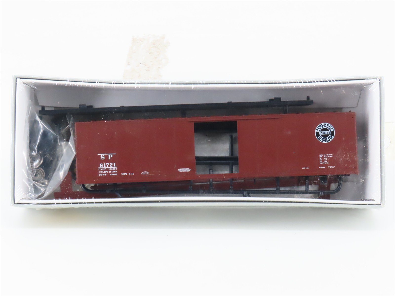HO PROTO 2000 Kit SP Southern Pacific 50' Single Door Box Car #81721 - Sealed