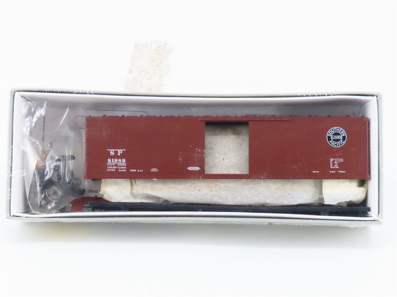 HO PROTO 2000 Kit SP Southern Pacific 50' Single Door Box Car #81989 - Sealed