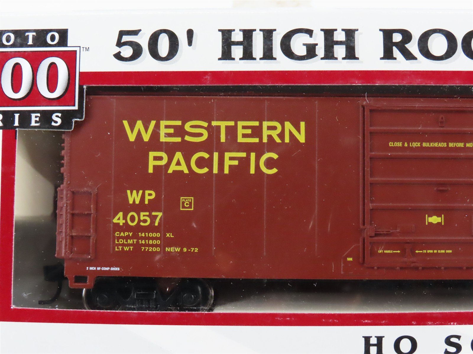 HO Scale PROTO 1000 Kit 23946 WP Western Pacific 50' Single Door Box Car #4057