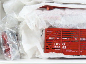 HO Scale PROTO 2000 Kit B&O Baltimore & Ohio 40' Single Deck Stock Car #112334