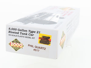 HO Scale PROTO 2000 Kit PQX Philadelphia Quartz Co. 8,000 Gallon Tank Car #517