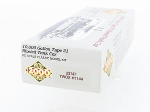HO Scale PROTO 2000 Kit 23147 TWOX Tidewater 10,000 Gallon Tank Car #1144