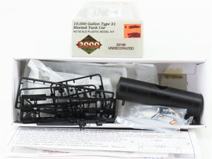 HO Scale PROTO 2000 Kit 23149 Undecorated 10,000 Gallon Single Dome Tank Car