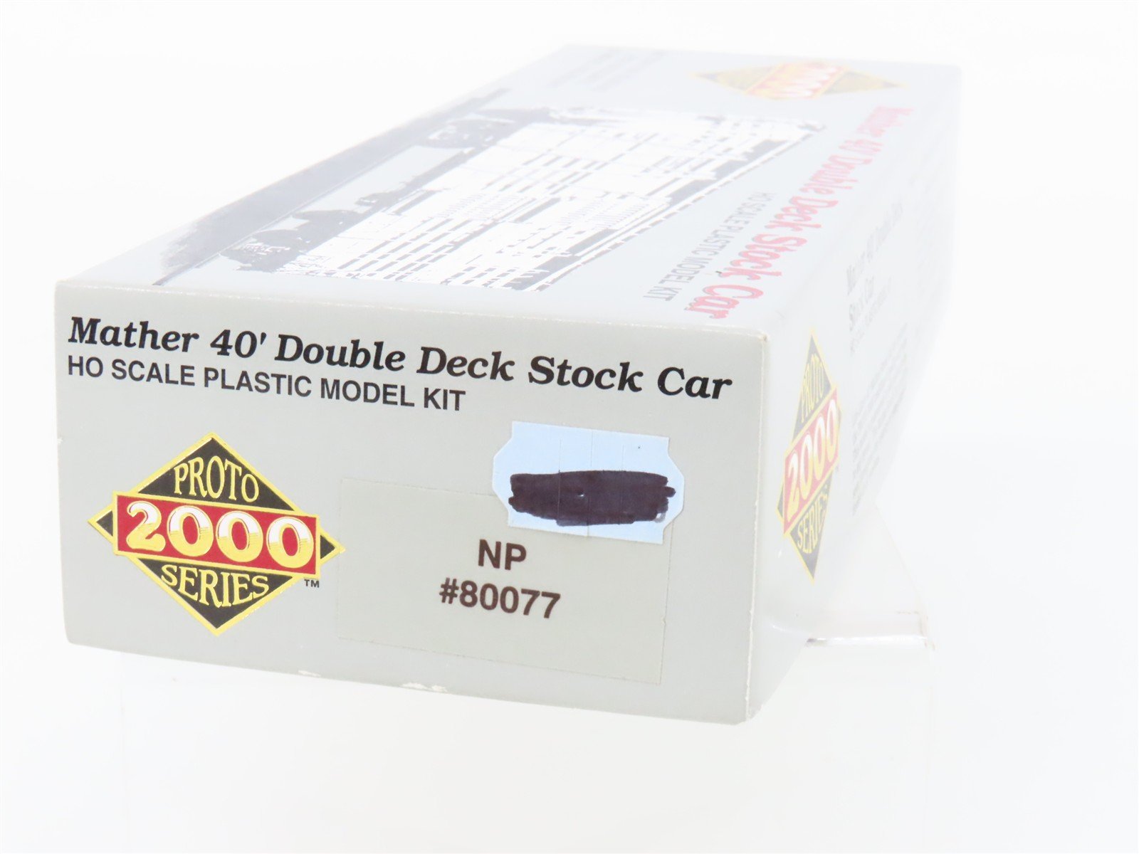 HO Scale PROTO 2000 Kit NP Northern Pacific 40' Double Deck Stock Car #80077