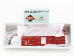 HO Scale PROTO 2000 Kit B&O Baltimore & Ohio 40' Single Deck Stock Car #112193