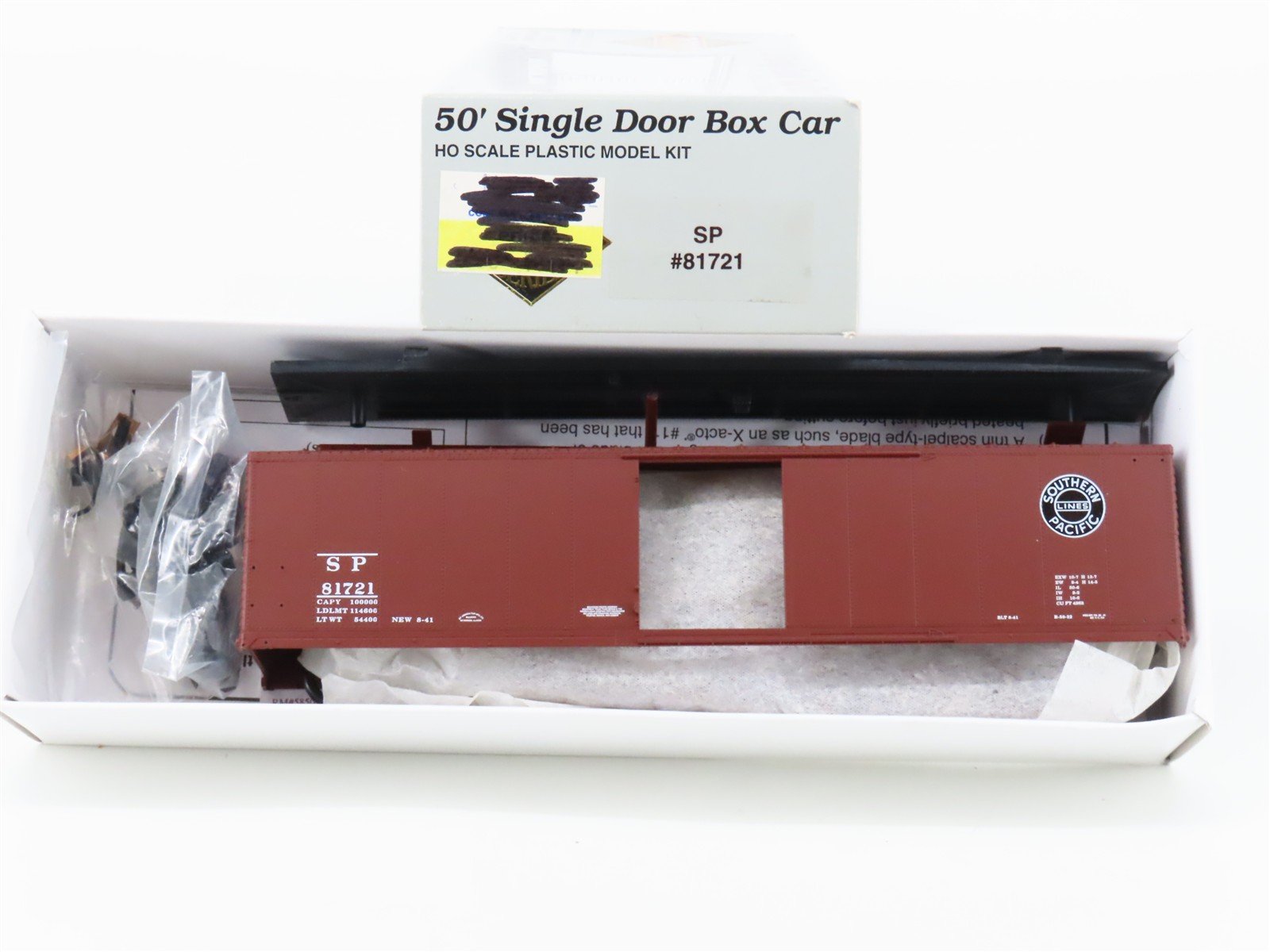 HO Scale PROTO 2000 Kit SP Southern Pacific 50' Single Door Box Car #81721