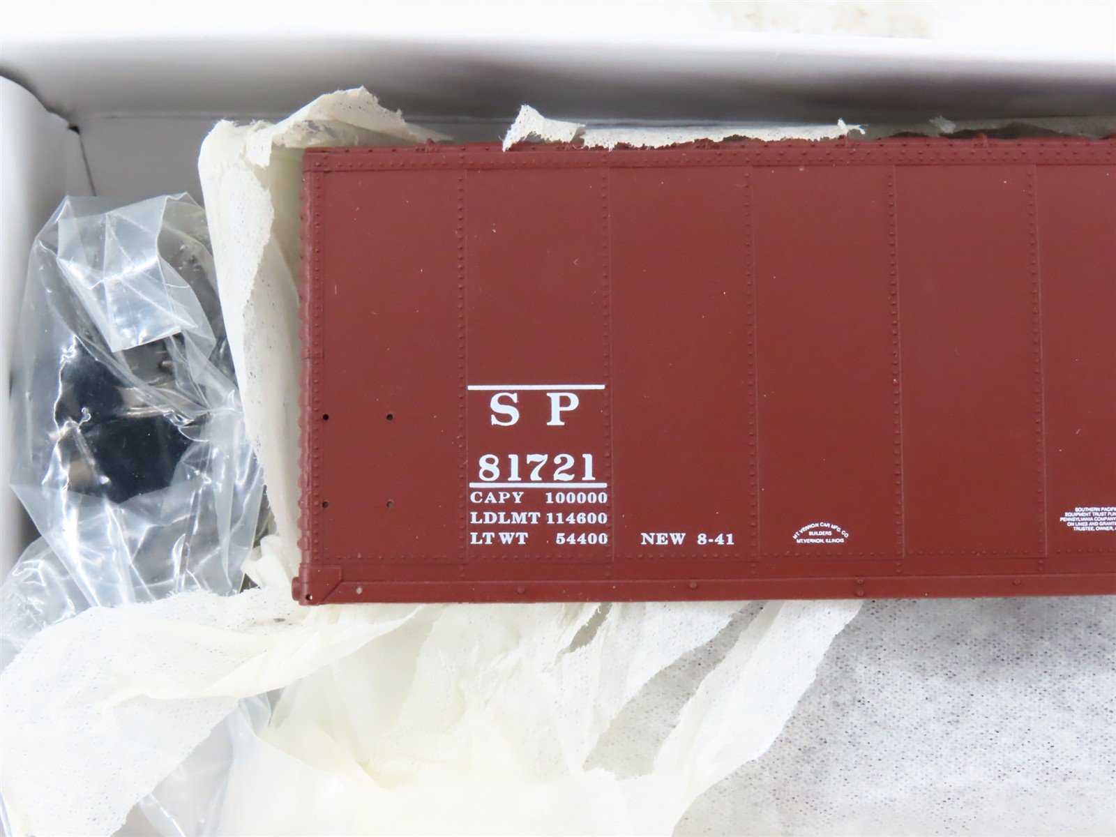 HO Scale PROTO 2000 Kit SP Southern Pacific 50' Single Door Box Car #81721