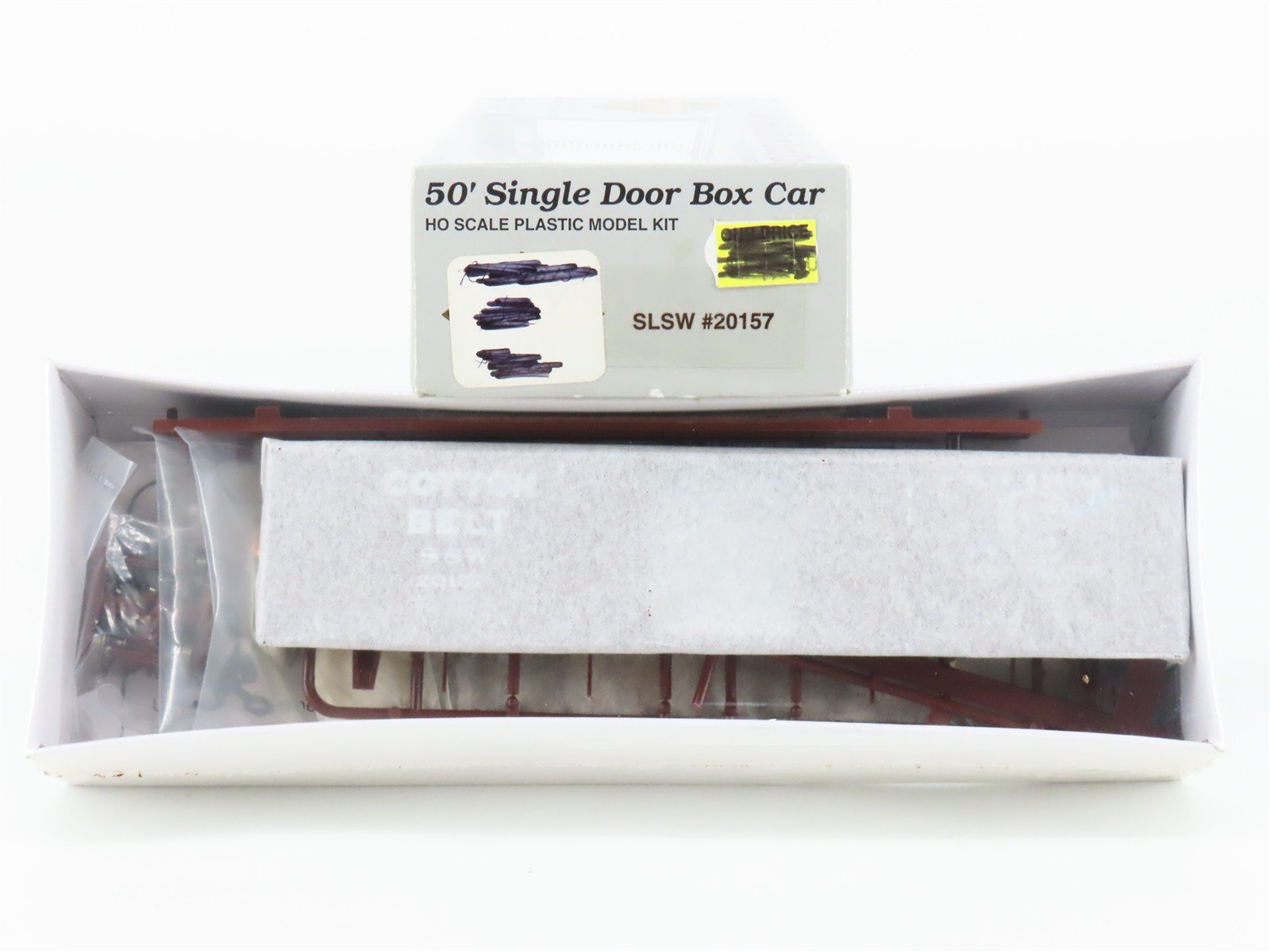 HO PROTO 2000 Kit SSW Cotton Belt Route 50' Single Door Box Car #20157 - Sealed