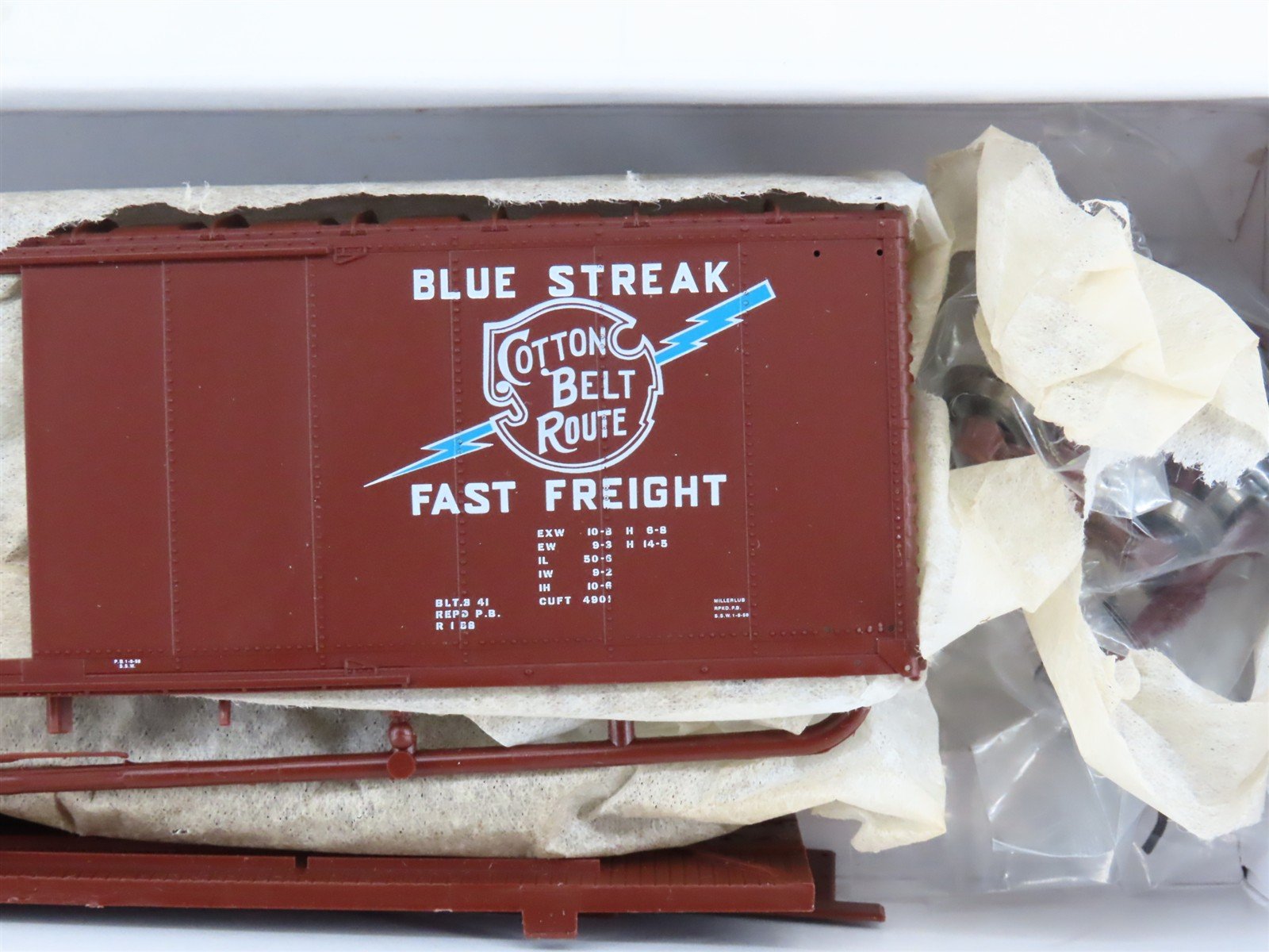 HO PROTO 2000 Kit 21839 SSW Cotton Belt Route 50' Single Door Box Car #20080